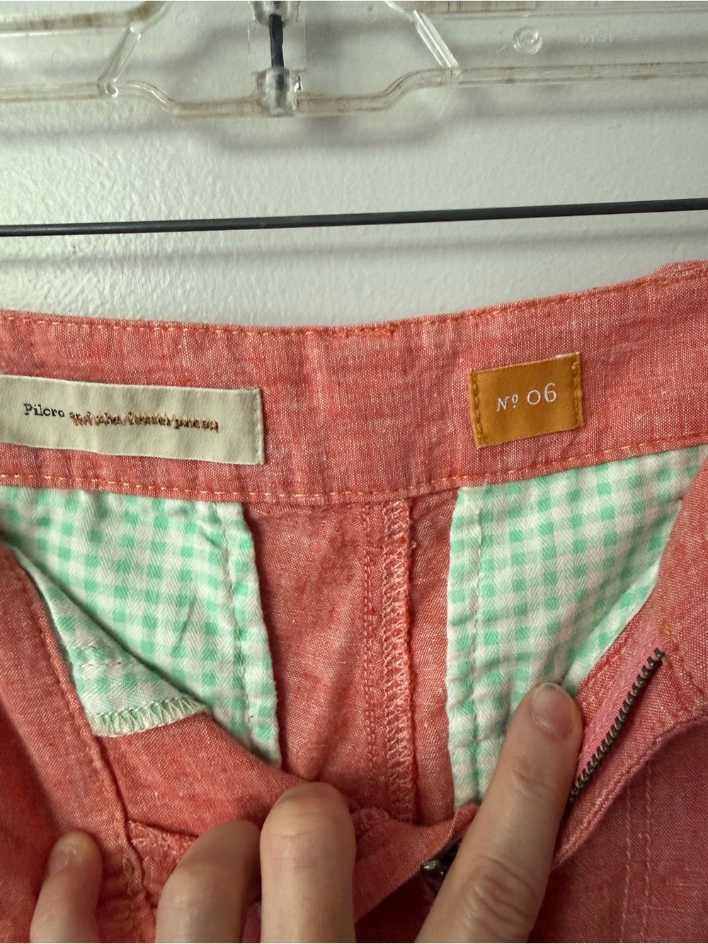 Pilcro Coral Linen Blend Trousers - Picture 3 of 4